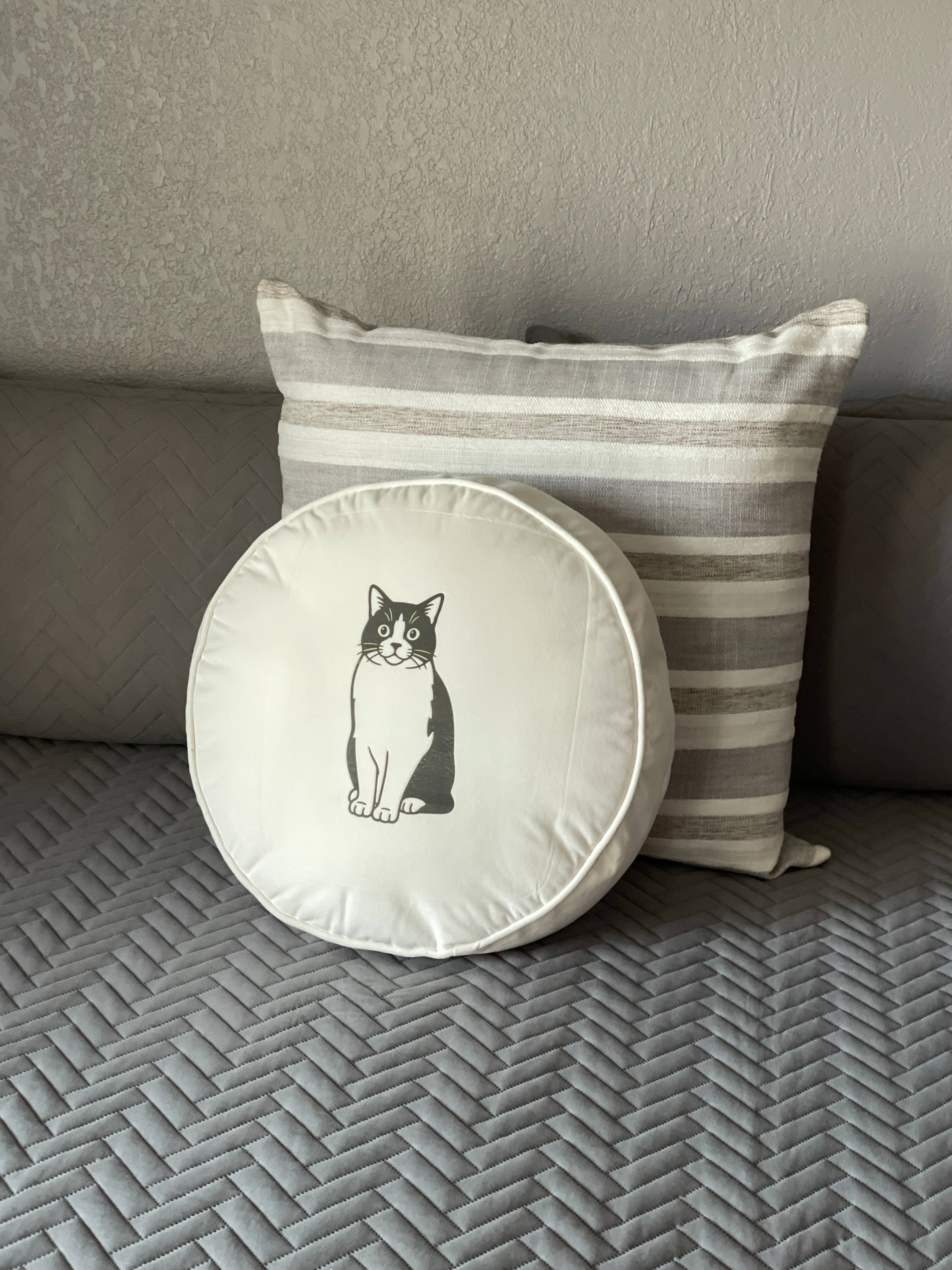 Custom Pillow Cat Print